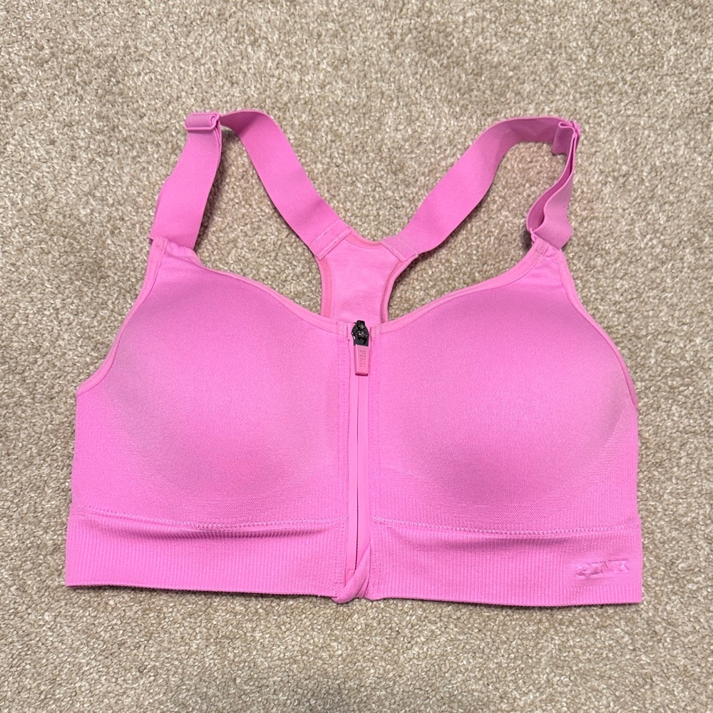 PINK Victoria's Secret Vibrant Pink Sports Bra